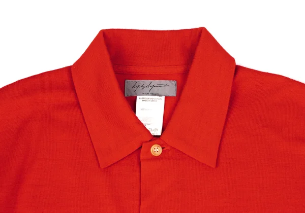 Yohji Yamamoto POUR HOMME Wool Knit Shirt K-166284_002
