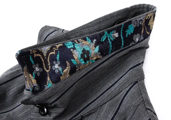 Yohji Yamamoto POUR HOMME Cotton Stripe Gilet K-166285_005