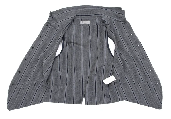 Yohji Yamamoto POUR HOMME Cotton Stripe Gilet K-166285_009
