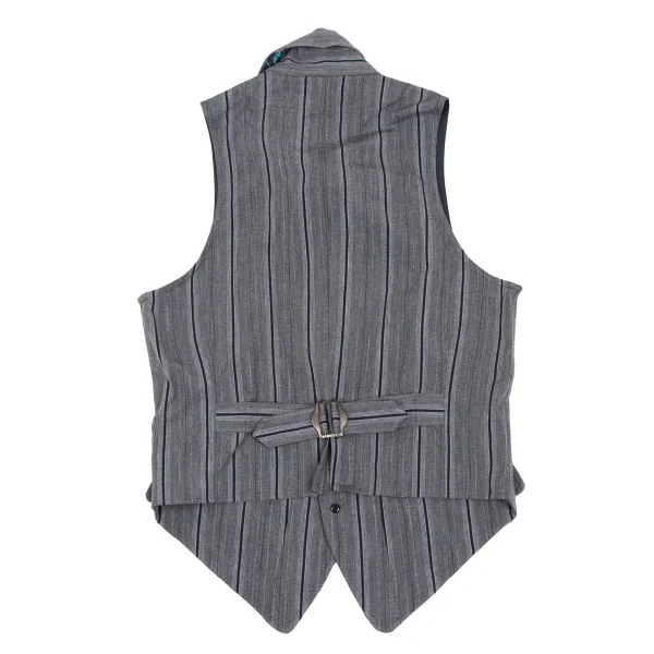 Yohji Yamamoto POUR HOMME Cotton Stripe Gilet K-166285_010