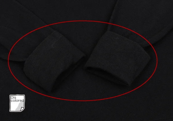 Yohji Yamamoto POUR HOMME Cashmere Blend Henley Neck T Shirt K-166286_006