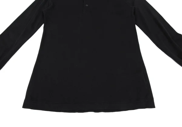 Yohji Yamamoto POUR HOMME Cashmere Blend Henley Neck T Shirt K-166286_007