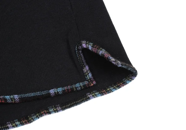 Yohji Yamamoto POUR HOMME Cotton Check Trim T Shirt K-166287_006