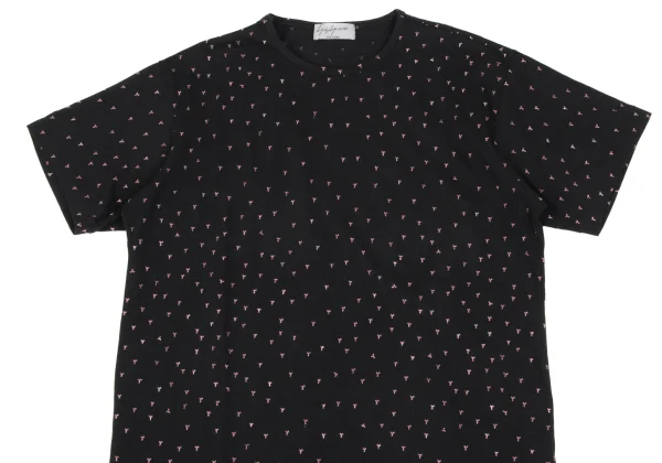 Yohji Yamamoto POUR HOMME Cotton Discharge Print T Shirt K-166288_002