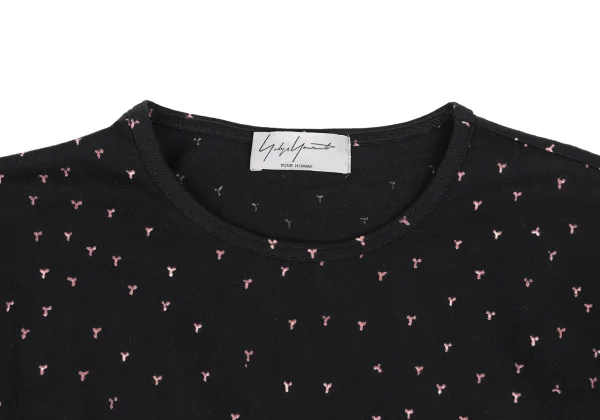 Yohji Yamamoto POUR HOMME Cotton Discharge Print T Shirt K-166288_003