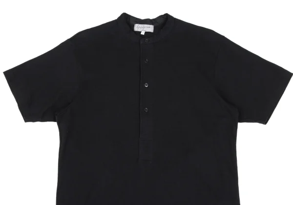 Yohji Yamamoto POUR HOMME Cut Off Henley Neck T Shirt K-166290_002
