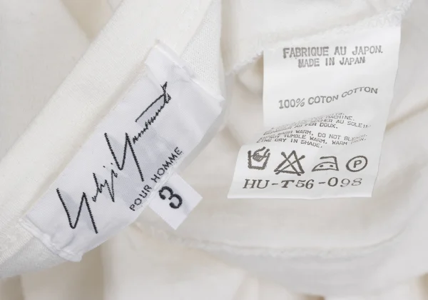 Yohji Yamamoto POUR HOMME Floral Sketch Printed T Shirt K-166291_013