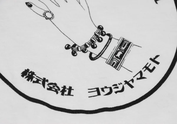 Yohji Yamamoto POUR HOMME Back Printed T Shirt K-166292_003