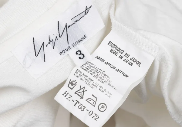 Yohji Yamamoto POUR HOMME Back Printed T Shirt K-166292_015