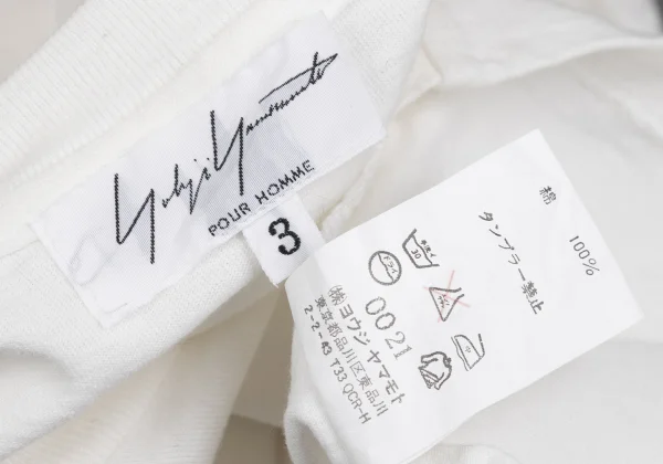 Yohji Yamamoto POUR HOMME Back Printed T Shirt K-166292_016