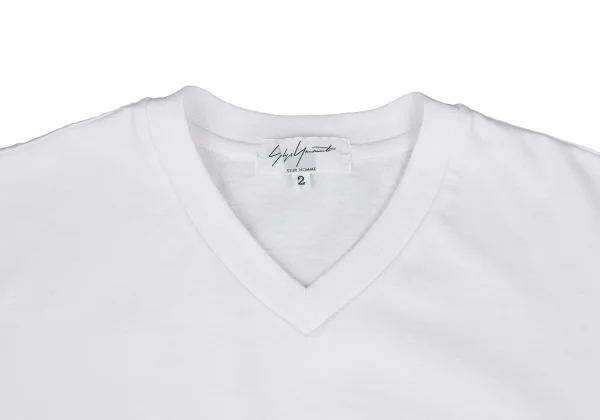 Yohji Yamamoto POUR HOMME Cotton V Neck T Shirt K-166293_002