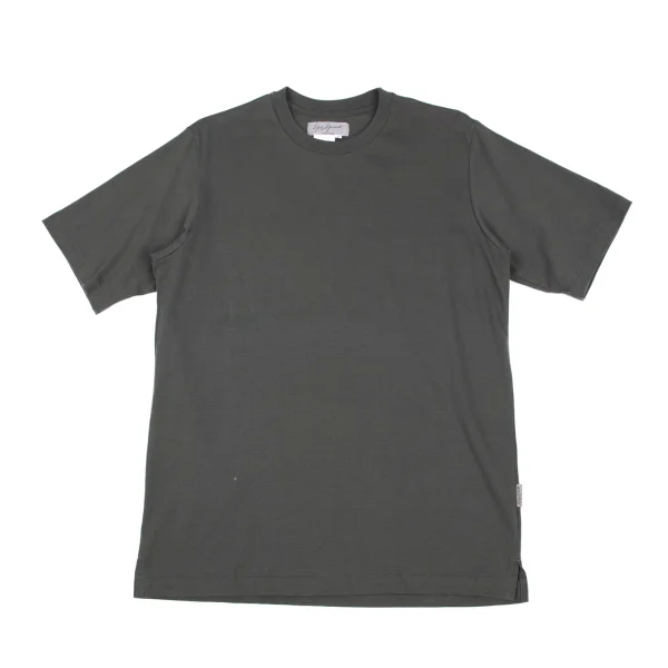 Yohji Yamamoto POUR HOMME Cotton Side Tag T-shirt Grey 3 K-166294_001