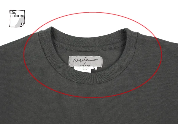 Yohji Yamamoto POUR HOMME Cotton Side Tag T-shirt K-166294_005