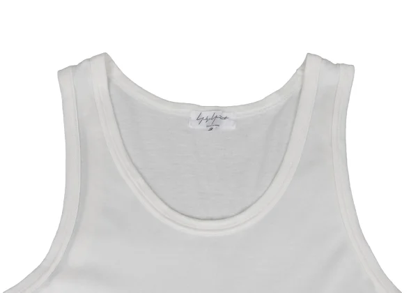 Yohji Yamamoto POUR HOMME Cotton Flap Pocket Long Tank Top K-166295_002