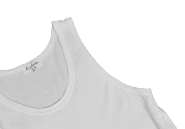 Yohji Yamamoto POUR HOMME Cotton Flap Pocket Long Tank Top K-166295_003