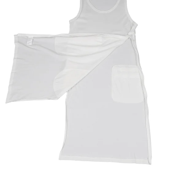 Yohji Yamamoto POUR HOMME Cotton Flap Pocket Long Tank Top K-166295_007