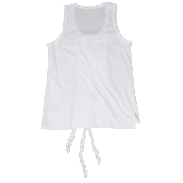 Yohji Yamamoto POUR HOMME Cotton Frill Paste Tank Top K-166296_009