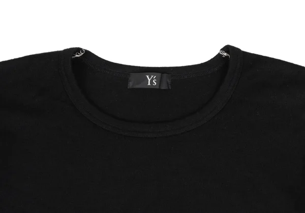 Y's for men Brushed Wool Side Stitch Knit Top K-166301_003