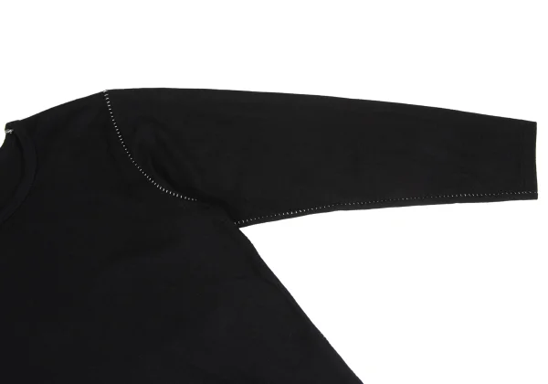 Y's for men Brushed Wool Side Stitch Knit Top K-166301_004