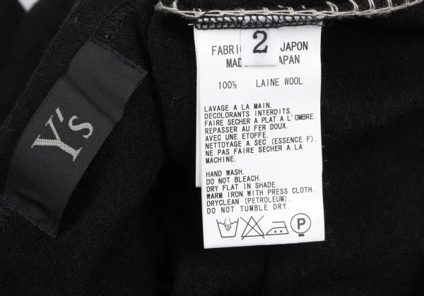 Y's for men Brushed Wool Side Stitch Knit Top K-166301_013