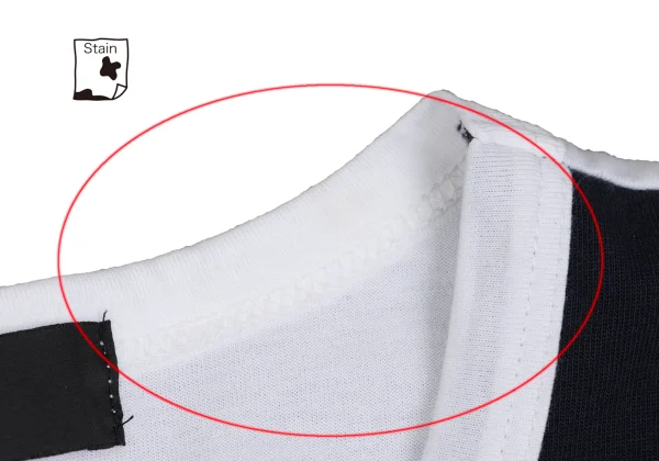 Y's for men Paint Printed Switching T-shirt K-166303_004