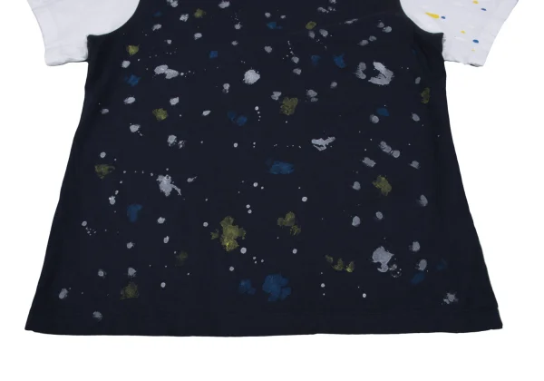 Y's for men Paint Printed Switching T-shirt K-166303_007