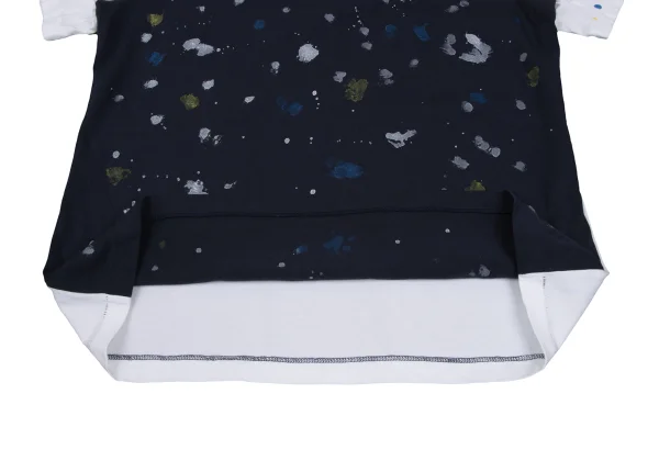 Y's for men Paint Printed Switching T-shirt K-166303_009