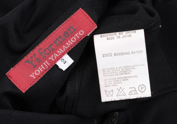 Y's for men Rayon Long Sleeve Shirt K-166305_013