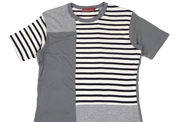 Y's for men Panel Switching T-shirt K-166306_002