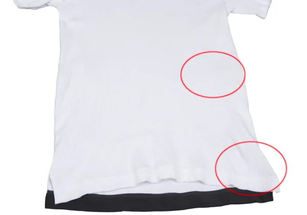 Y's for men Hem Switching Rib Cotton T Shirt K-166307_008