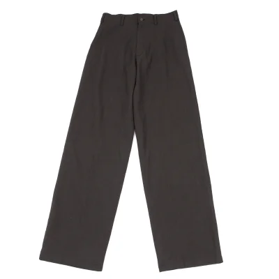 Y's Wool Striped Straight Pants