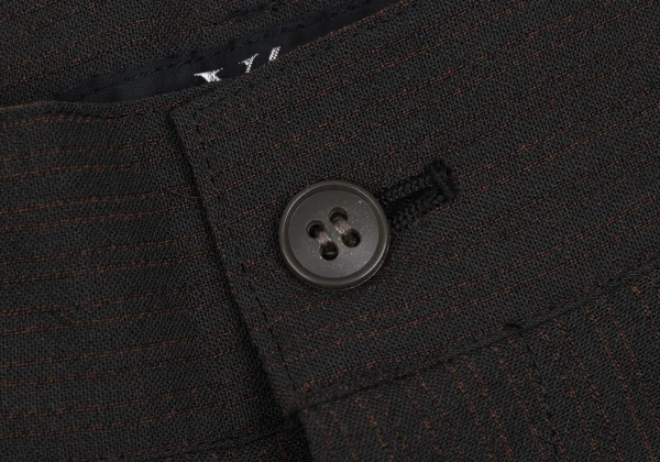 Y's Wool Striped Straight Pants K-166308_003