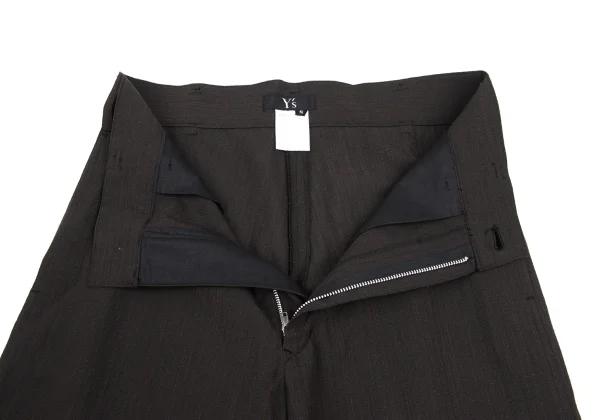 Y's Wool Striped Straight Pants K-166308_005