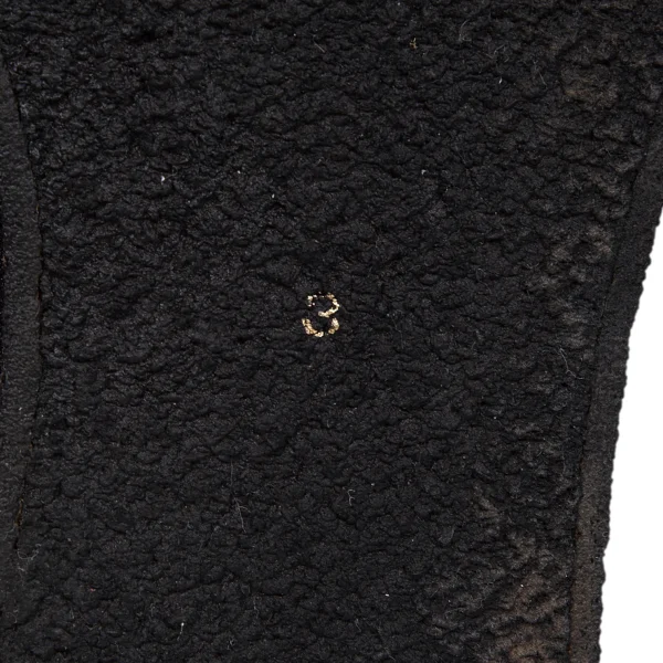 Yohji Yamamoto POUR HOMME Crape Sole Leather Sneakers K-166310_013