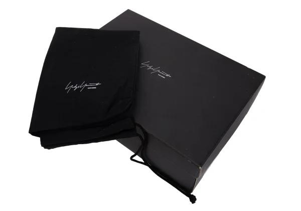 Yohji Yamamoto POUR HOMME Crape Sole Leather Sneakers K-166310_014