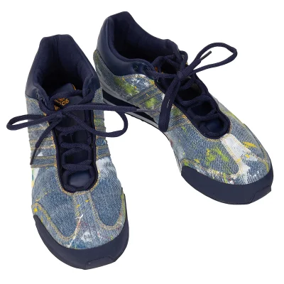 Yohji Yamamoto×adidas Painted denim Sneakers