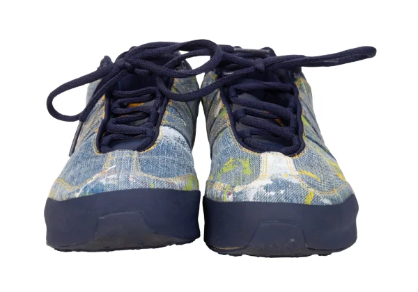 Yohji Yamamoto×adidas Painted denim Sneakers K-166311_004