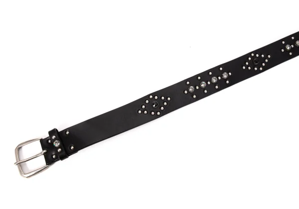 Yohji Yamamoto POUR HOMME Bijou Studs Leather Belt K-166313_003