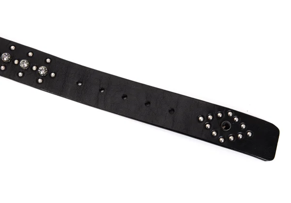 Yohji Yamamoto POUR HOMME Bijou Studs Leather Belt K-166313_007