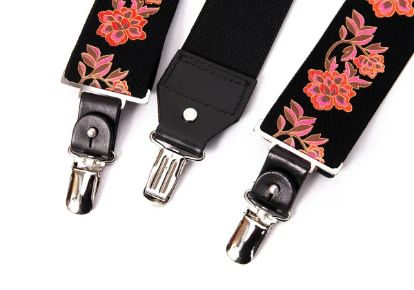 Yohji Yamamoto POUR HOMME Floral Printed Suspenders K-166316_002