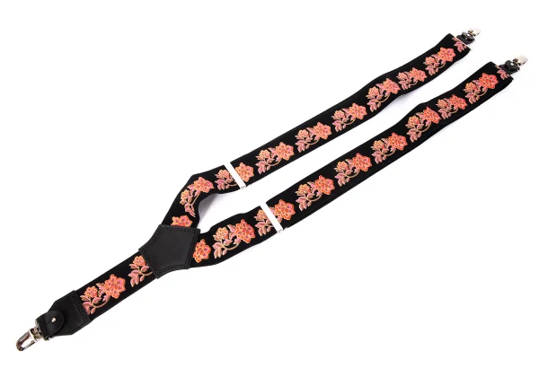 Yohji Yamamoto POUR HOMME Floral Printed Suspenders K-166316_004