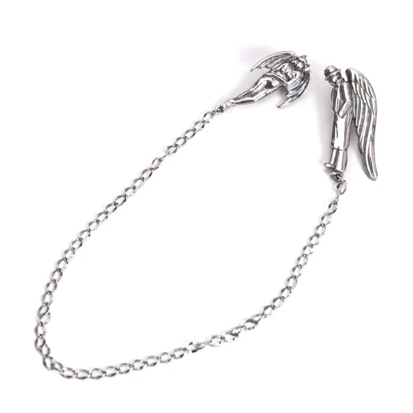Y's for men 950 Silver Angel Collar Pin Silver  K-166318_001