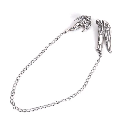 Y's for men 950 Silver Angel Collar Pin