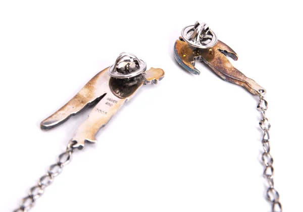 Y's for men 950 Silver Angel Collar Pin K-166318_005