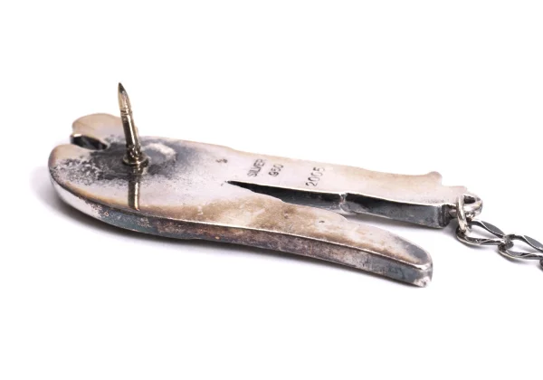 Y's for men 950 Silver Angel Collar Pin K-166318_007
