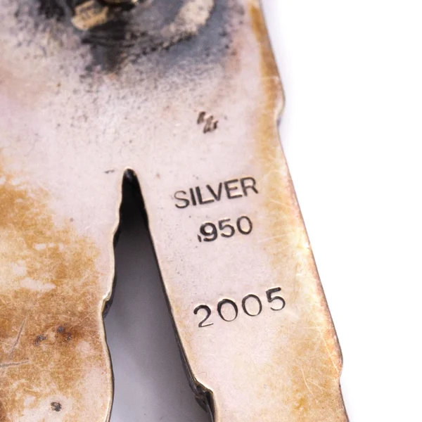 Y's for men 950 Silver Angel Collar Pin K-166318_010