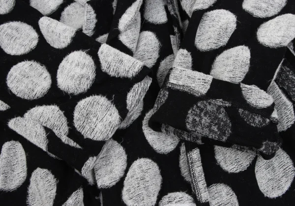 Y's Dot Pile Stole Neck Hooded Snap Cardigan K-166325_006