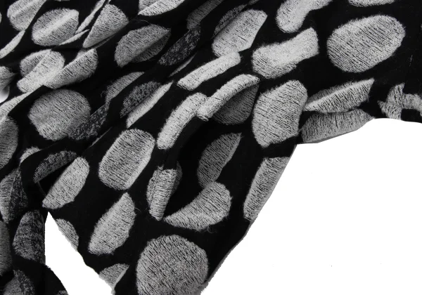 Y's Dot Pile Stole Neck Hooded Snap Cardigan K-166325_008