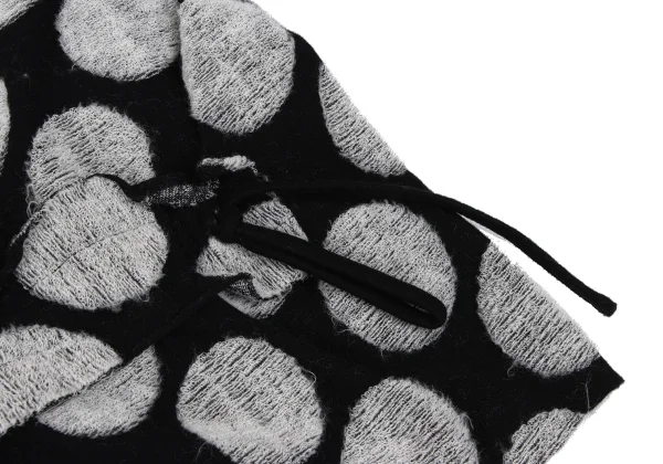 Y's Dot Pile Stole Neck Hooded Snap Cardigan K-166325_014