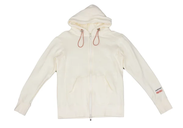 PINK HOUSE×DUVETICA Cotton Blend Brushed Double Zip Hoodie K-166327_002